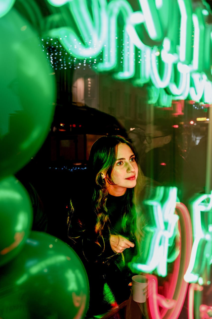Soirée sous les néons verts